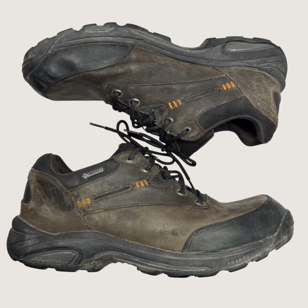 New Balance Shoes Men's US 14 EE‎ Gore-Tex Hiking Nubuck Leather Brown WP Trail